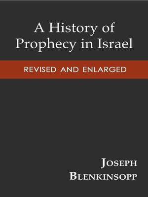 cover image of A History of Prophecy in Israel, Revised and Enlarged